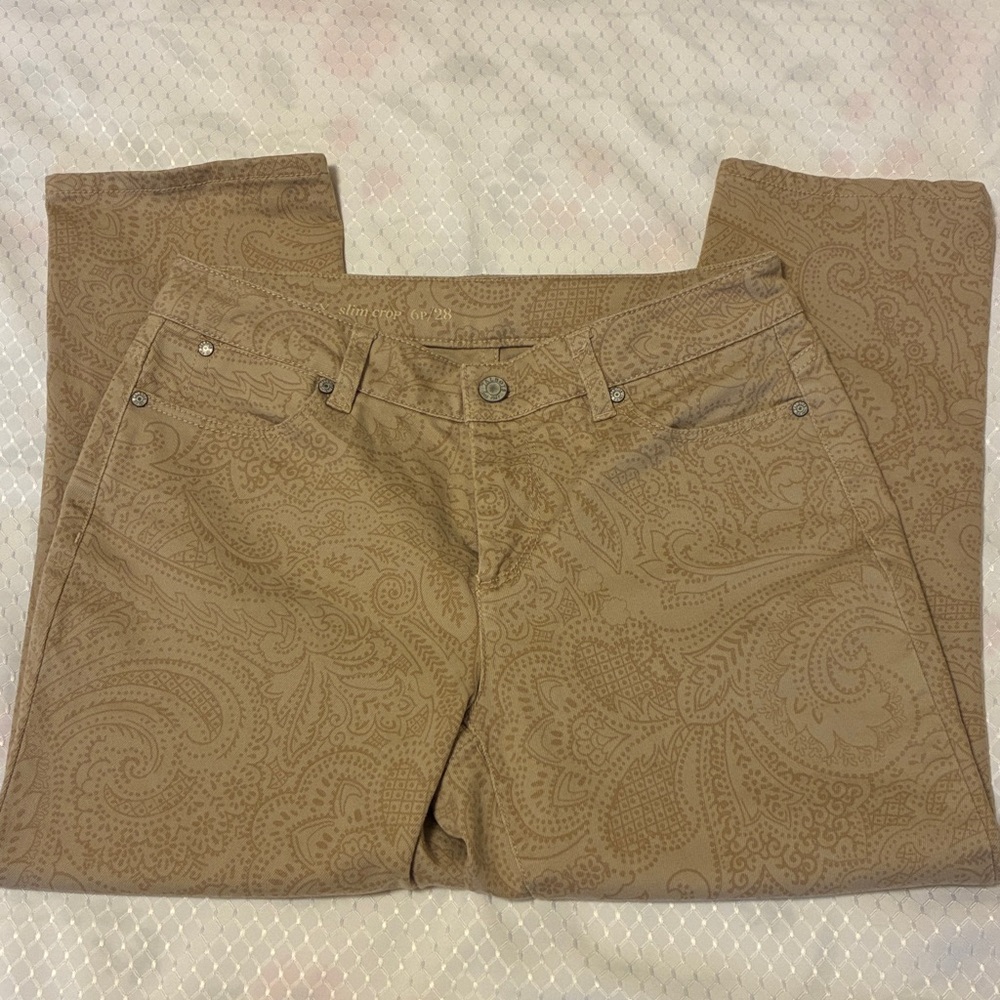 Talbots Petite Curvy Slim Cropped Jeans - Picture 11 of 13